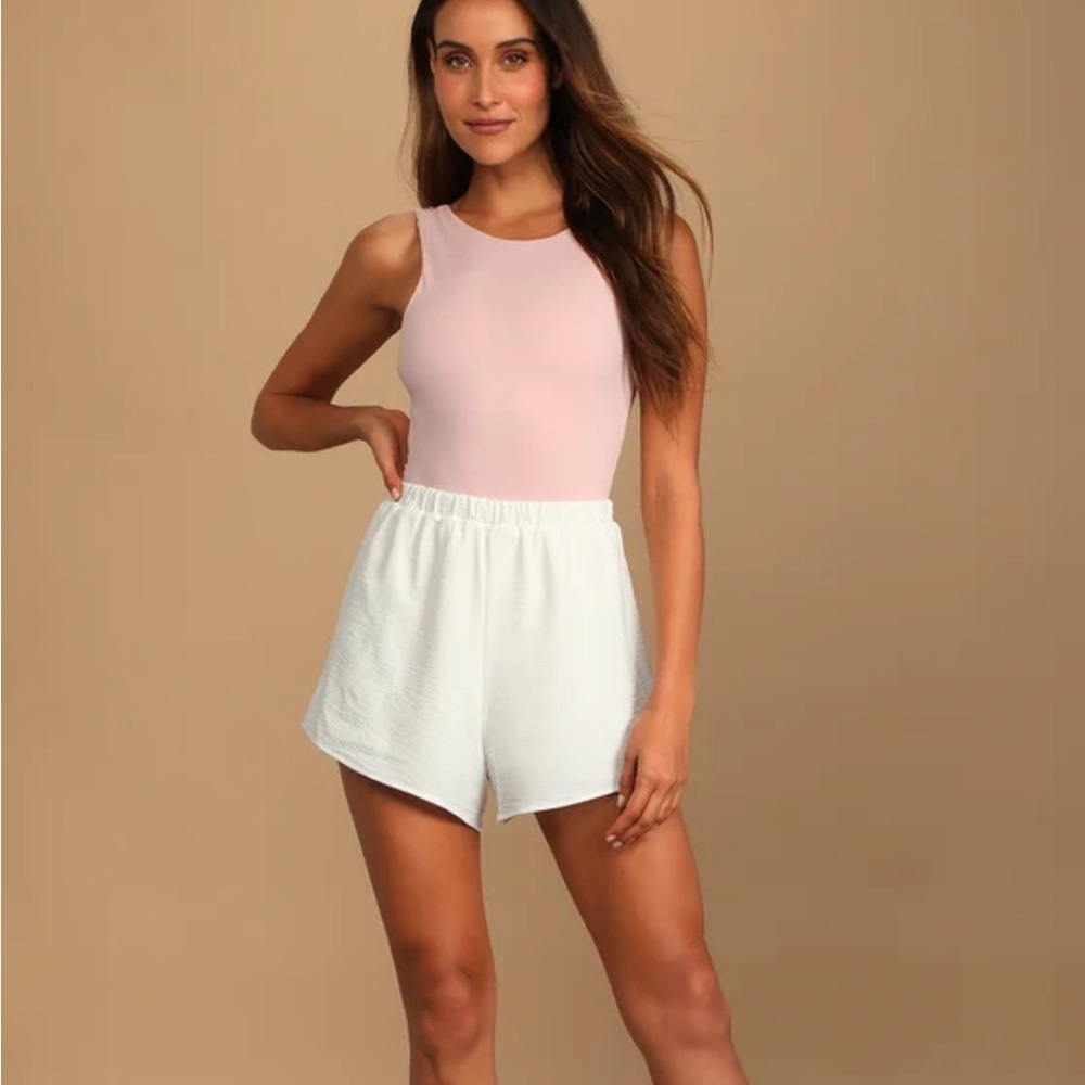 LULU’s Bestie Blush Pink Ribbed Scoop Back
Bodysuit